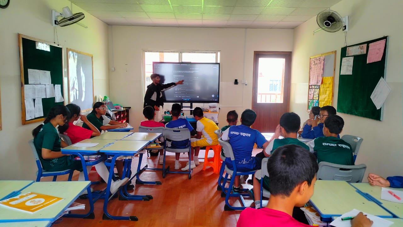 Students engaged with Wired Circuit kits